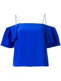 cut-off shoulders blouse