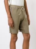 drawstring track shorts