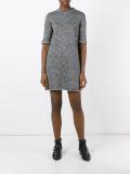 patterned sweater dress