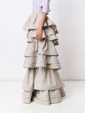 three layer ruffle skirt