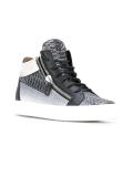snakeskin print hi-tops