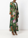 floral wrap dress