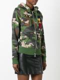 camouflage print hoodie 