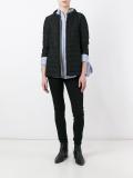 zipped padded jacket