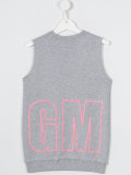 logo print tank top