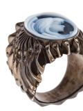 embossed angel ring