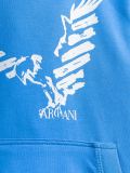 eagle print hoodie