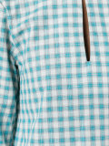 tartan button loop top