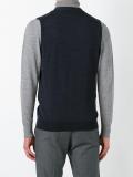 buttoned knit gilet