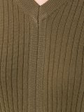 cut-off detailing knit blouse