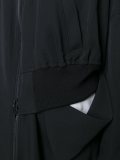 zip up asymmetric coat