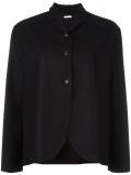 curved hem jacket 