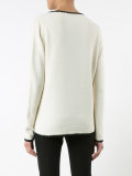 crossover knitted top