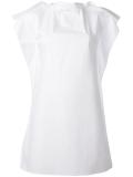gathered back mini dress