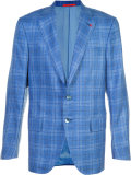 checked blazer 