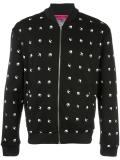 dove pattern bomber jacket 