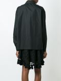 layered shirt tassel dress
