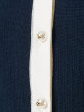 contrast trim cardigan