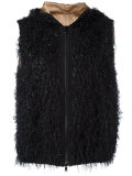 hooded waistcoat