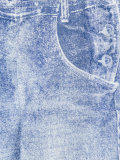 denim print leggings