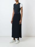 straight cut maxi skirt