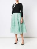 'Tiered Textured Organza' skirt