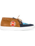 denim front slip-on sneakers
