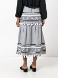 printed maxi skirt 