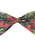 twist detail floral bikini top
