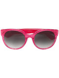glitter round sunglasses