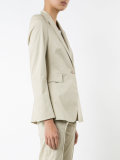 button up blazer 