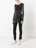 embellished patch top