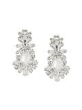 drop crystal clip-on earrings 