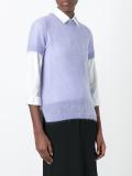 laced-up back jumper