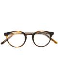 tortoiseshell round frame glasses