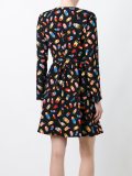 comet print dress