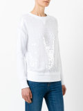 sequined sweatshirt