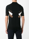 panelled polo shirt