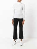 fitted poloneck sweater