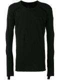 shredded trim sweatshirt 