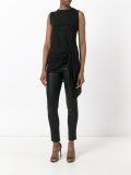 ruched detail vest top