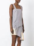 asymmetric striped dress
