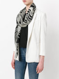abstract print scarf