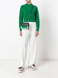 colour-block cross body bag