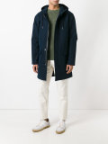 hooded coat