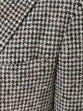 houndstooth woven blazer