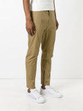 zip cuff trousers