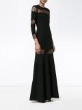 lace insert gown