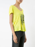 distressed ribcage T-shirt