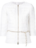 chain detail padded jacket